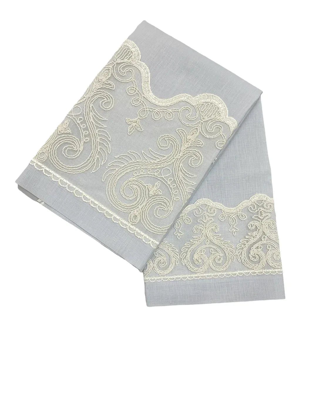 Set Asciugamani Opera Prima Lilibet 100% Lino - The King Luxury