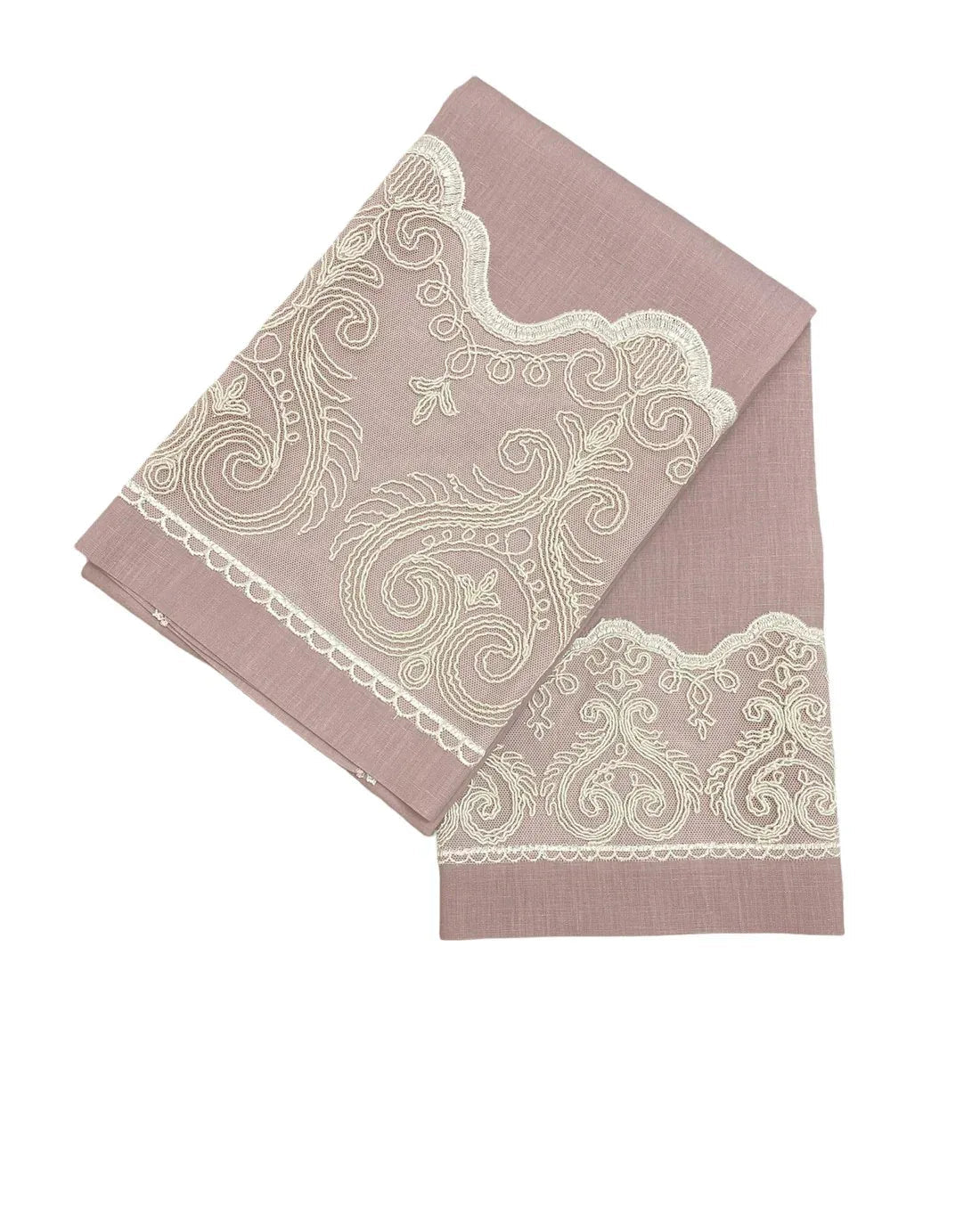 Set Asciugamani Opera Prima Lilibet 100% Lino - The King Luxury