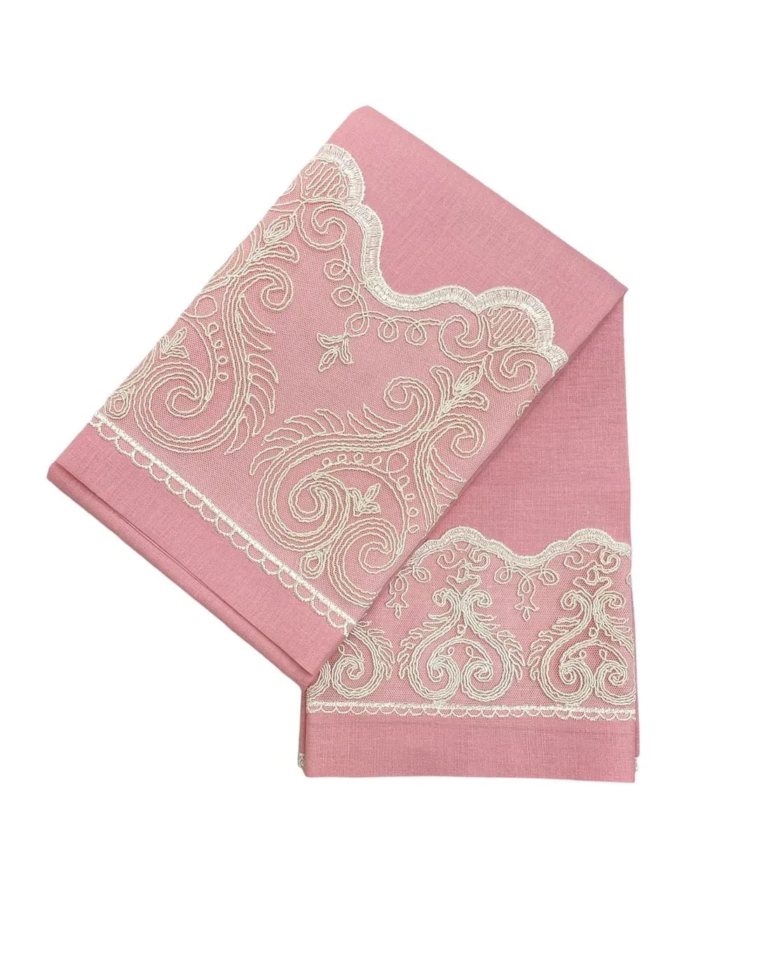 Set Asciugamani Opera Prima Lilibet 100% Lino - The King Luxury