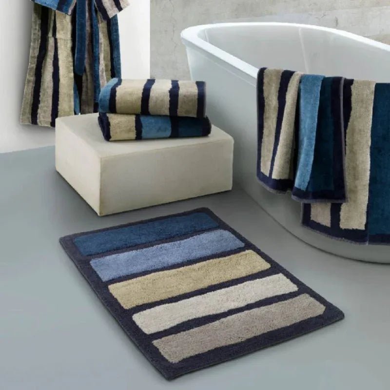 Tappeto Bagno Mirabello Carrara Amorgos 70 x 140 CM 100% Cotone - The King Luxury