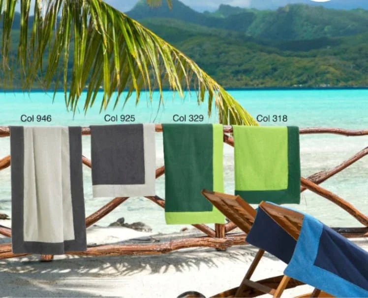 Telo mare Mirabello Carrara Voyage Spugna di Cotone - The King Luxury