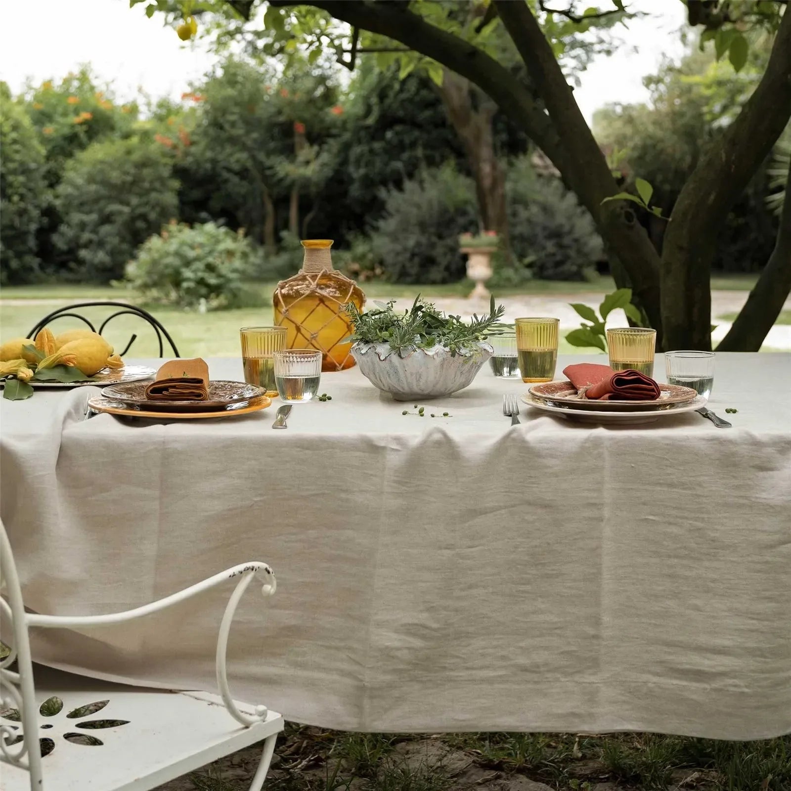 Tovaglia da Tavola Reevèr Dolce Vita X12 Lino - The King Luxury