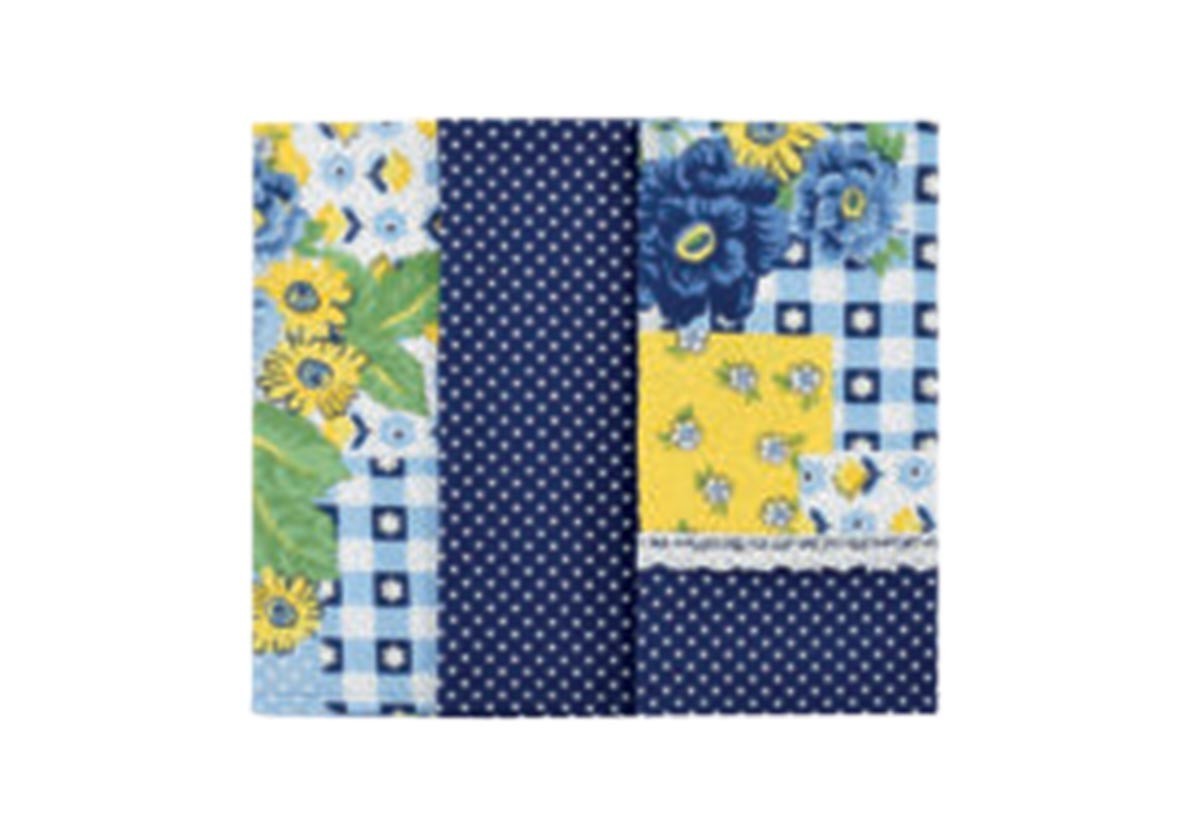 Set strofinacci 3 pz Preziosa Peonia Panama