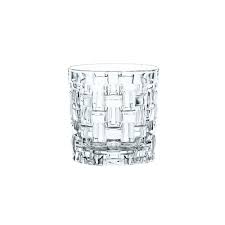 Set 4 bicchieri SOF 25 cl Bossa Nova 103039 di Nachtmann in cristallo trasparente con trama intrecciata