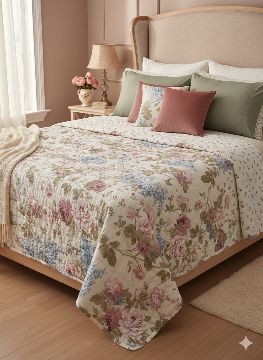 Trapuntino matrimoniale Tessitura Randi Atelier 37-36 Matrimoniale Percalle di Cotone