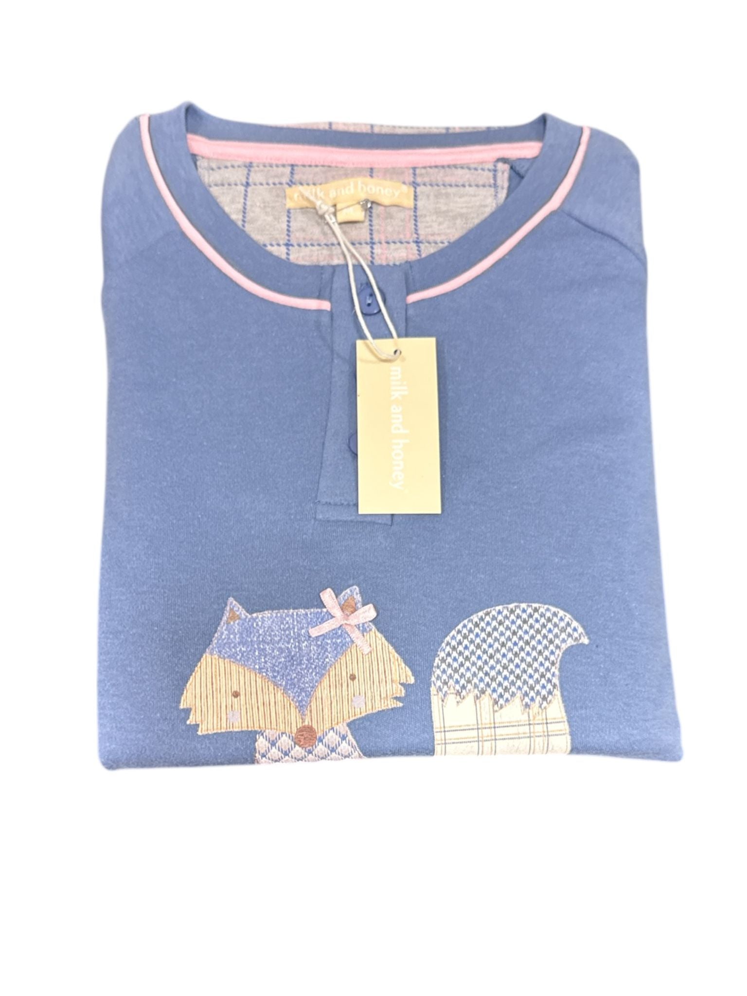 Pigiama Donna Autunno/Inverno Milk and Honey Doroty in Cotone Interlock – Made in Italy