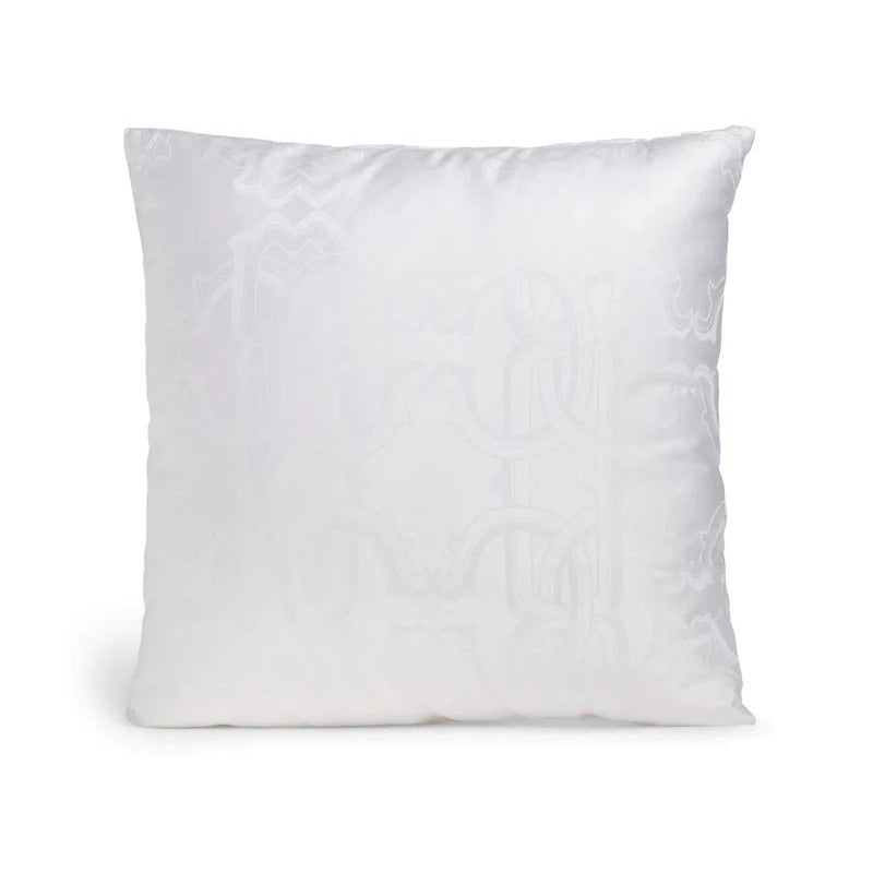Cuscino Roberto Cavalli Logo 60x60 cm Raso di Cotone