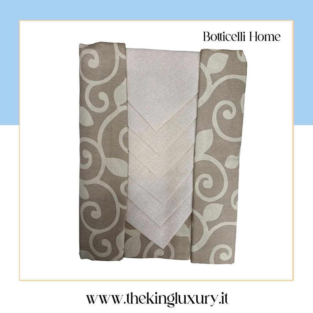 Tovaglia da Tavola Botticelli Procida X12 100% Cotone