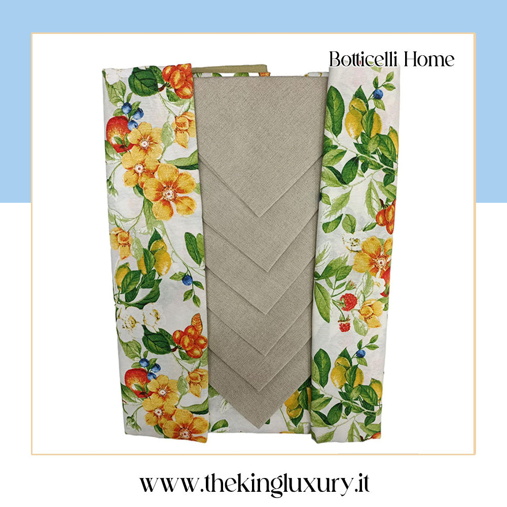 Tovaglia da Tavola Botticelli Procida X12 100% Cotone