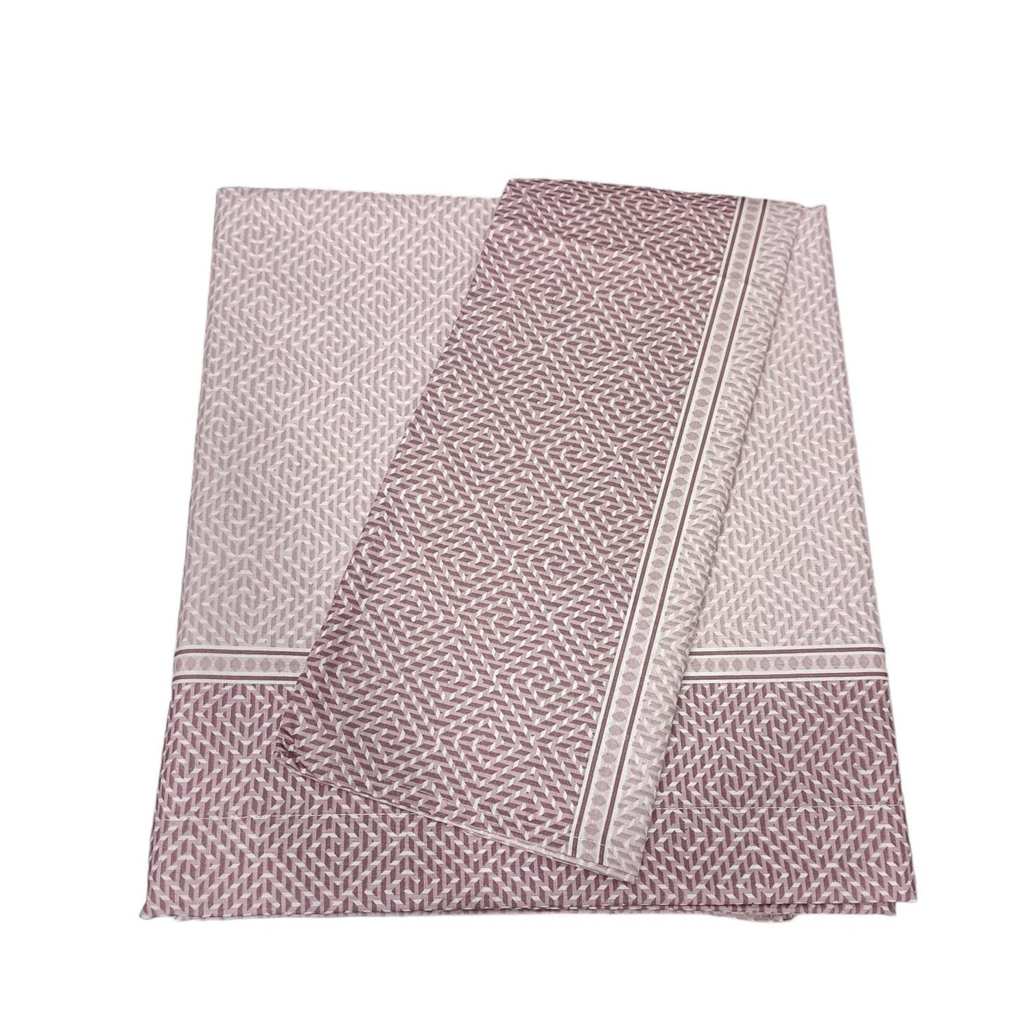 Completo Lenzuola Imberti Living Matrimoniale 100% Cotone
