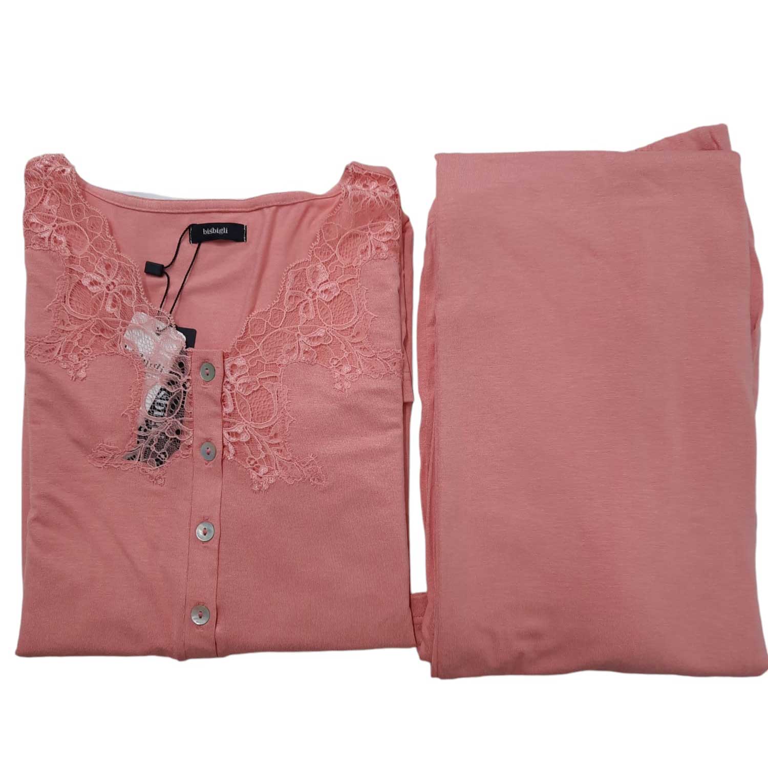 Pigiama Donna Bisbigli Bellini Serie 8 48 100% Cotone