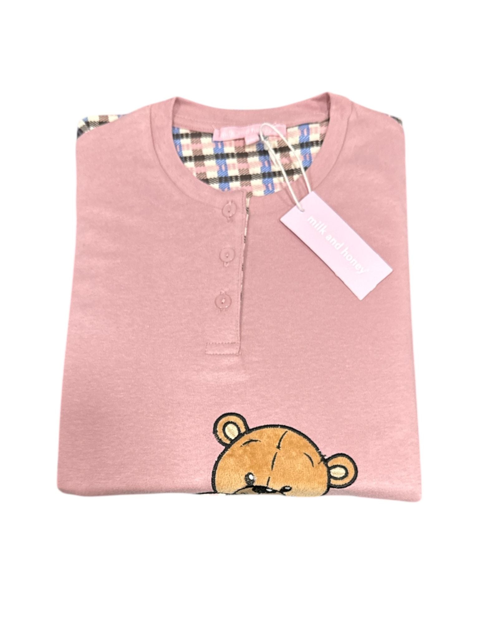 Pigiama Ragazza Milk and Honey Adela in Cotone Interlock – Made in Italy