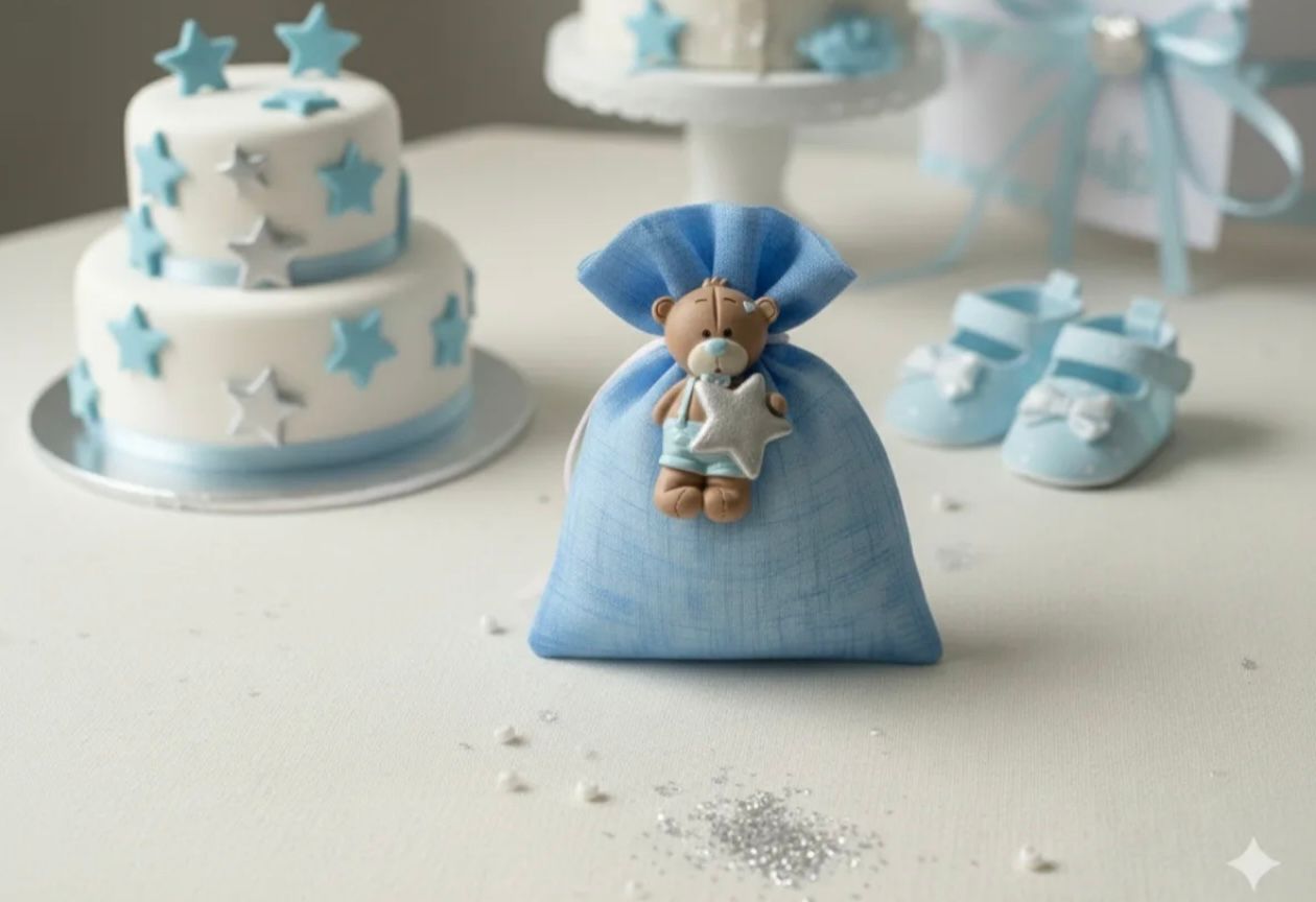 Bomboniera Nascita Bimbo Magnete decorativo Special Gifts RB1079/B