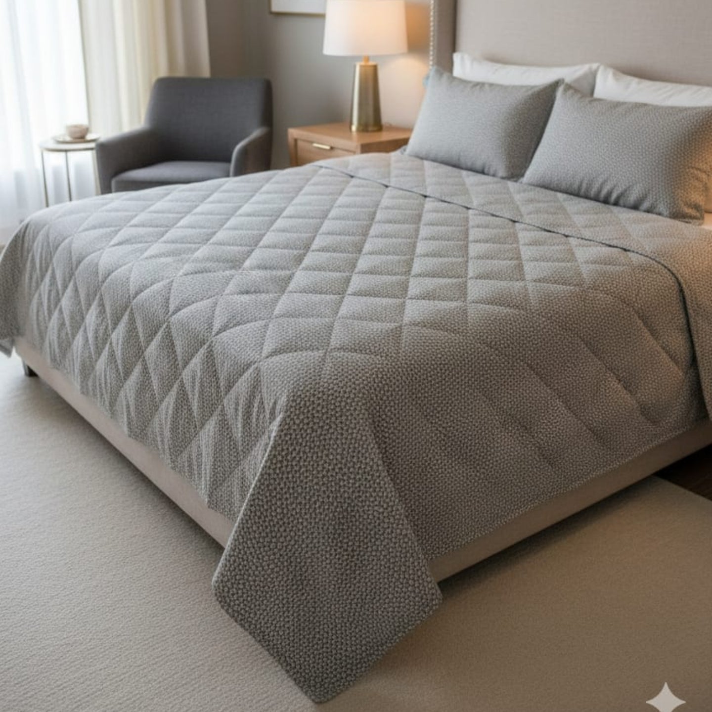 Trapuntino matrimoniale Borbonese Oplà Matrimoniale Raso di Cotone