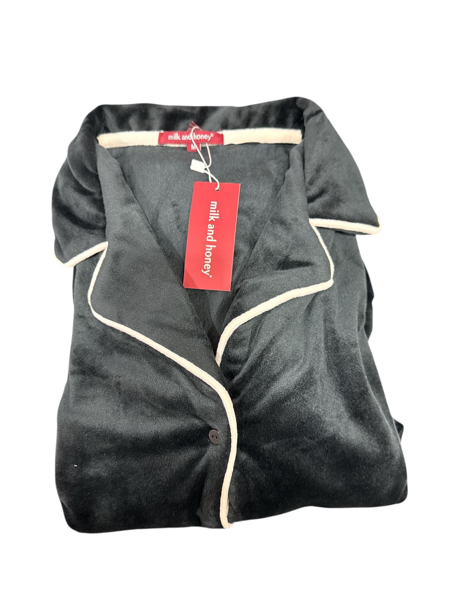 Pigiama Donna Milk and Honey Humble – Tuta in Ciniglia con Bottoni – Made in Italy