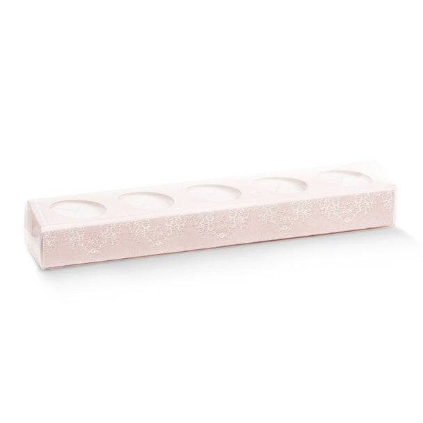 Scatolina Nascita Bimba Astuccio Florentina Chantilly Rosa