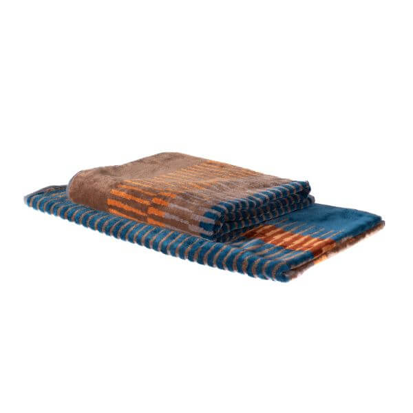 Set Asciugamani 1+1 Mirabello Carrara Victory Boulevard  Spugna di Cotone