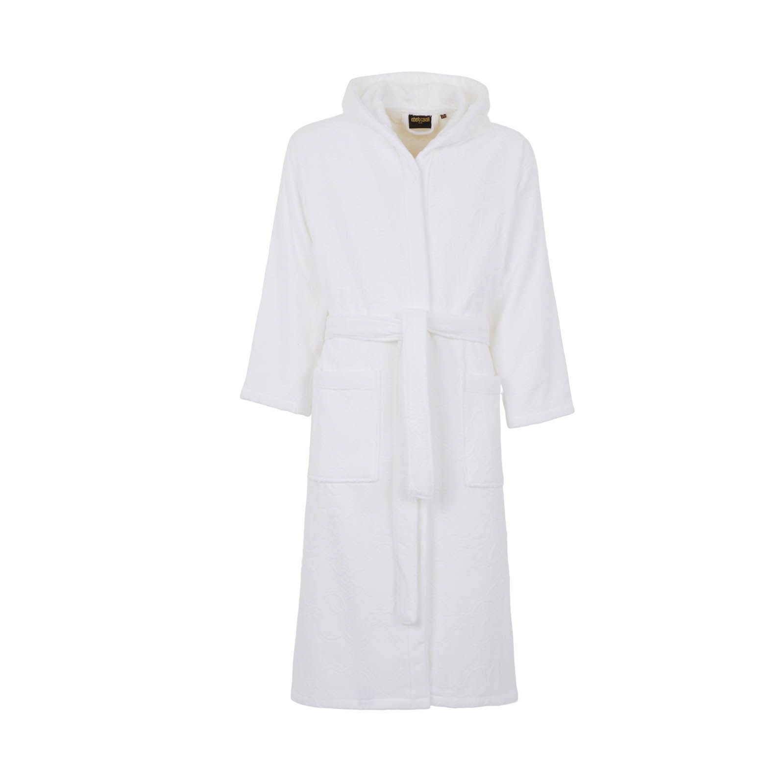 Accappatoio Roberto Cavalli Araldico Cappuccio L/XL Spugna di Cotone
