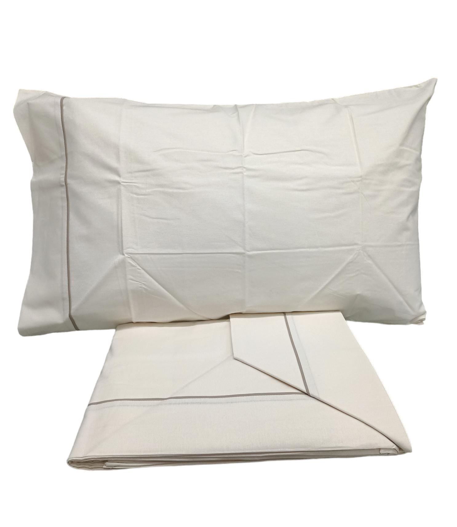 Completo Lenzuola Pierre Cardin Flou Matrimoniale 100% Cotone