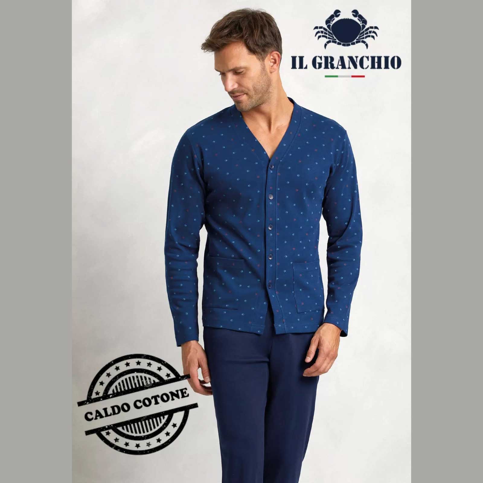 Pigiama Autunno/Inverno Uomo Il Granchio GP2073A Cotone interlock