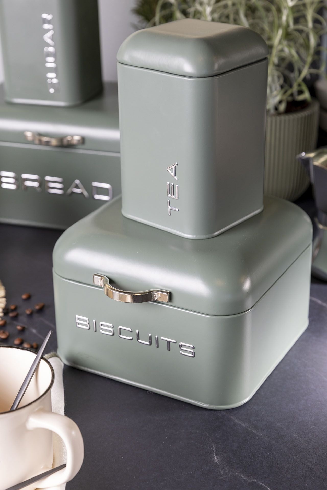 Tris Barattoli Evviva 5954 – Linea Anni ’50, Vintage Avorio