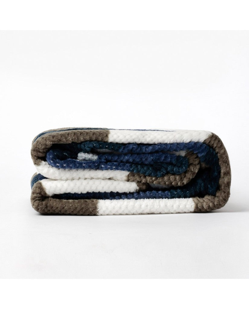 Plaid Admas 69110 – Coperta Quadrata Classica 150×200 cm in Pile Morbido