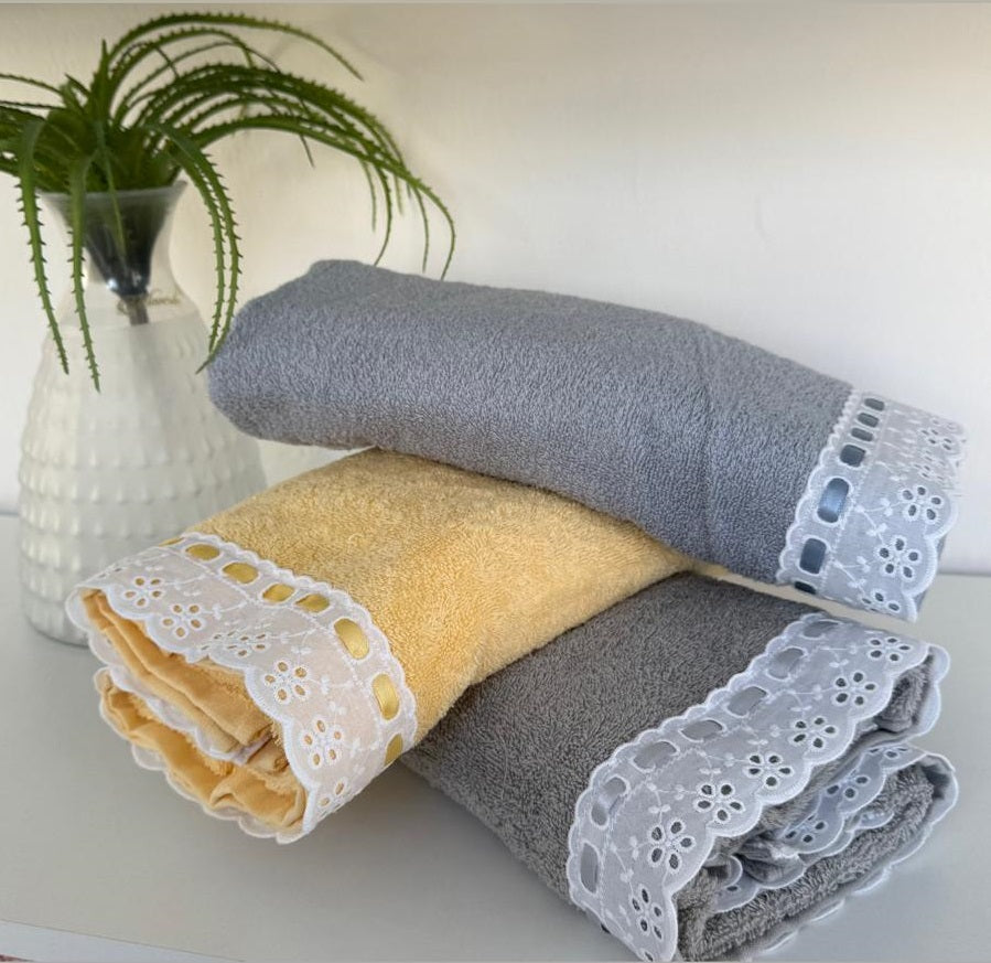 Set Asciugamani 3+3 Alexander Tuscany Home Colors  Spugna di Cotone
