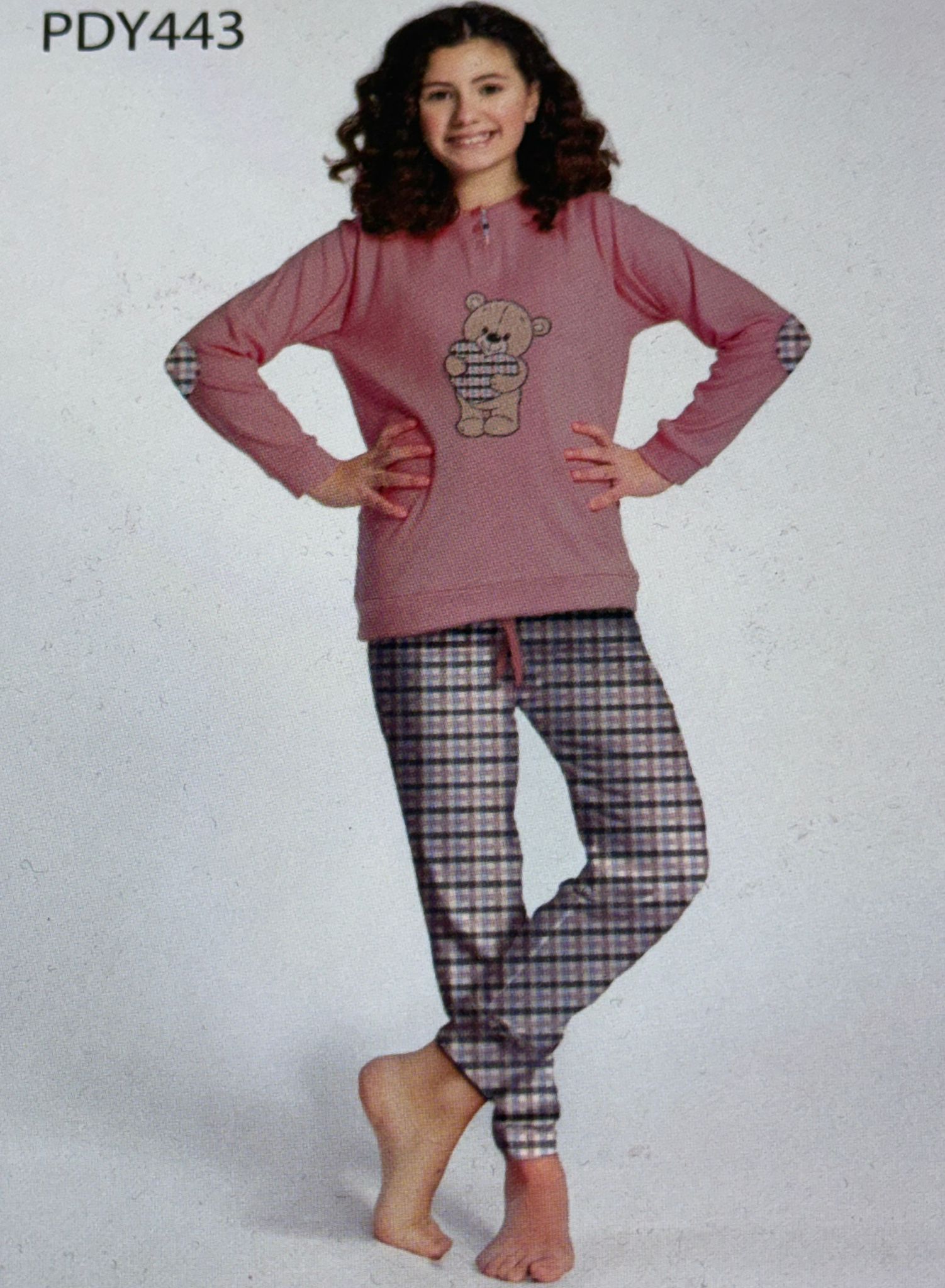 Pigiama Ragazza Milk and Honey Adela in Cotone Interlock – Made in Italy