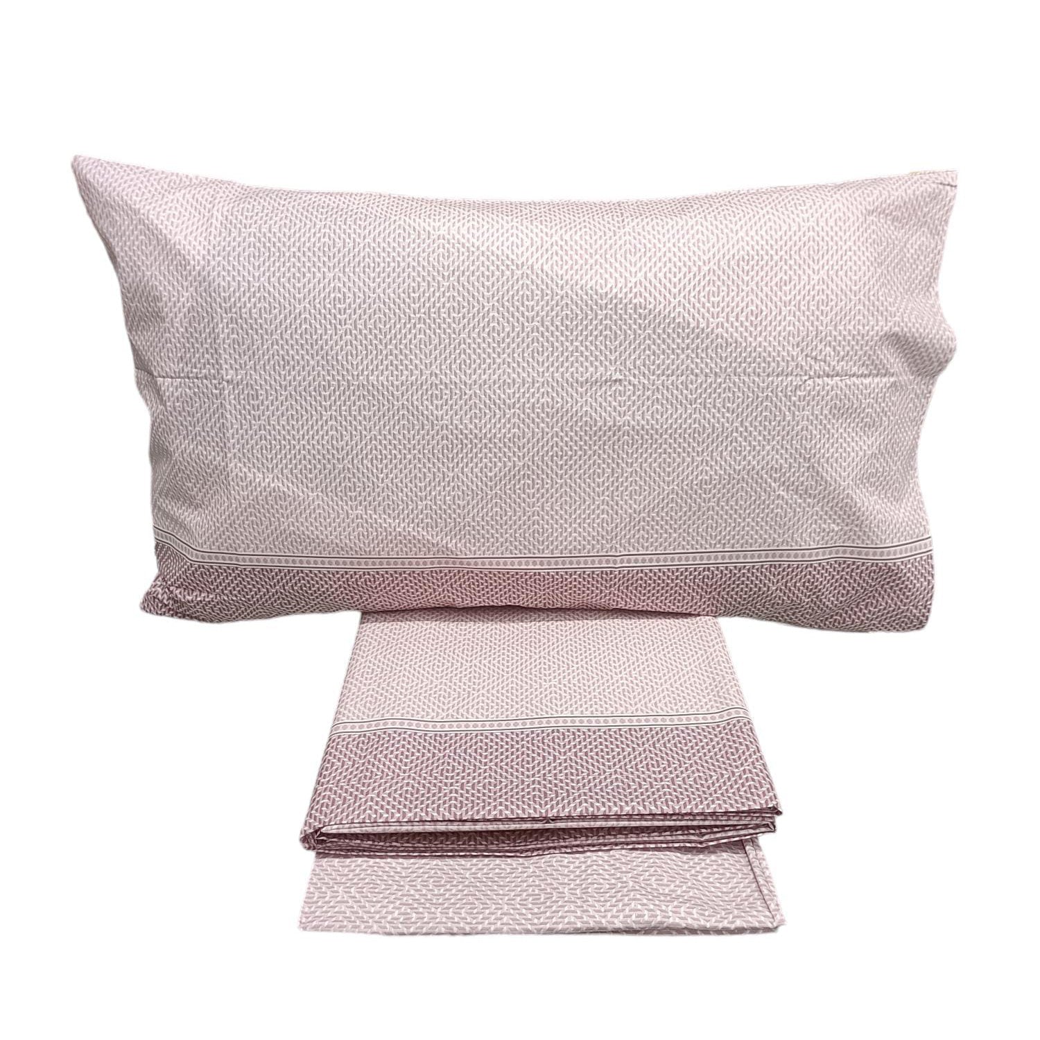 Completo Lenzuola Imberti Living Matrimoniale 100% Cotone