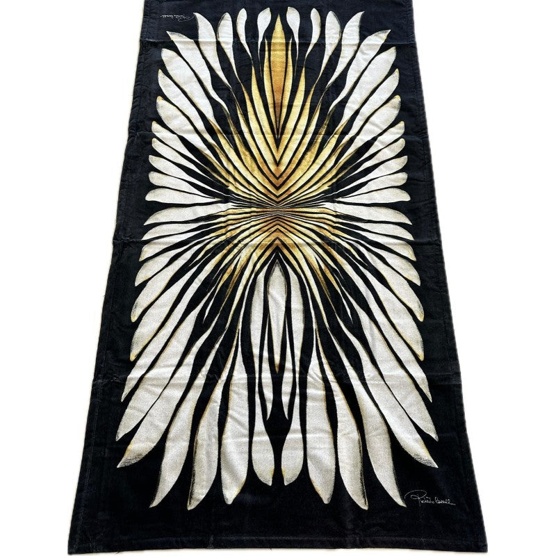 Telo Bagno Roberto Cavalli Ray Of Gold  Spugna di Cotone
