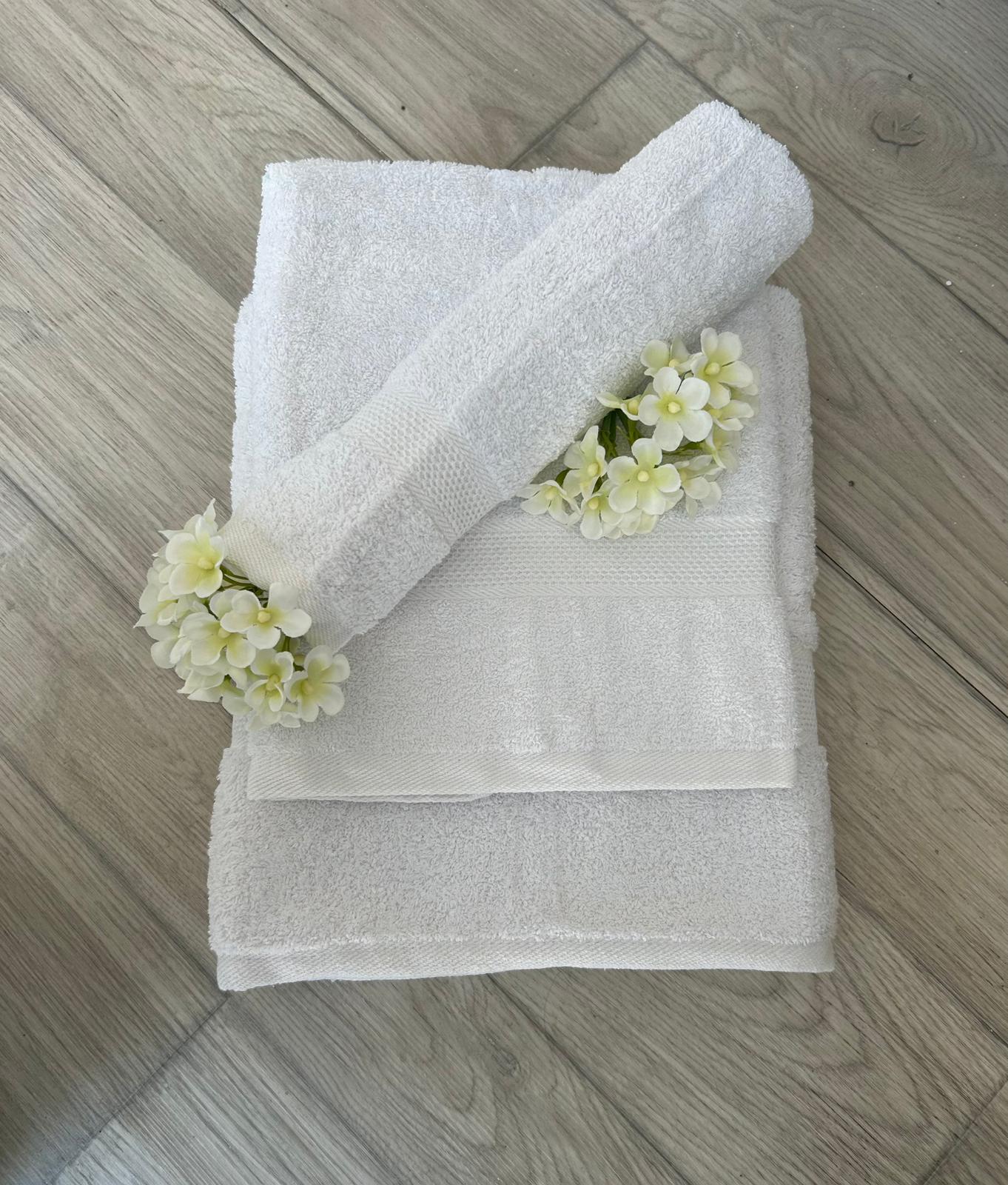 Set asciugamani 3 pz Suprema Soft  Spugna di Cotone