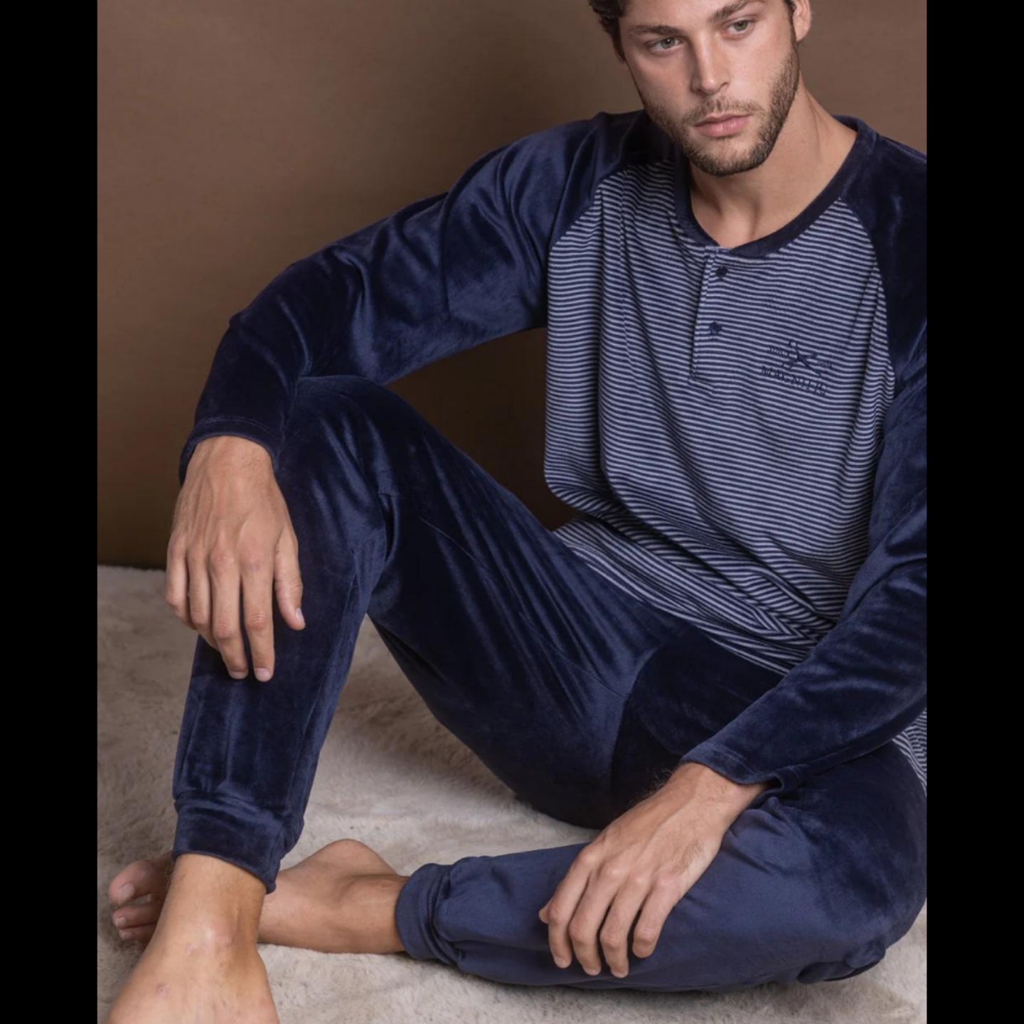 Pigiama Autunno/Inverno Uomo Admas 62767 – Velluto Morbido Serafino