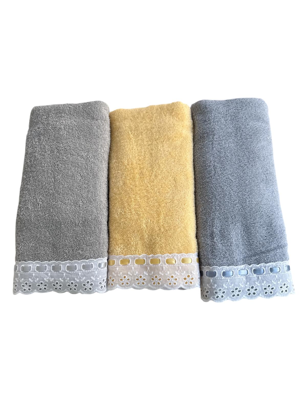 Set Asciugamani 3+3 Alexander Tuscany Home Colors  Spugna di Cotone