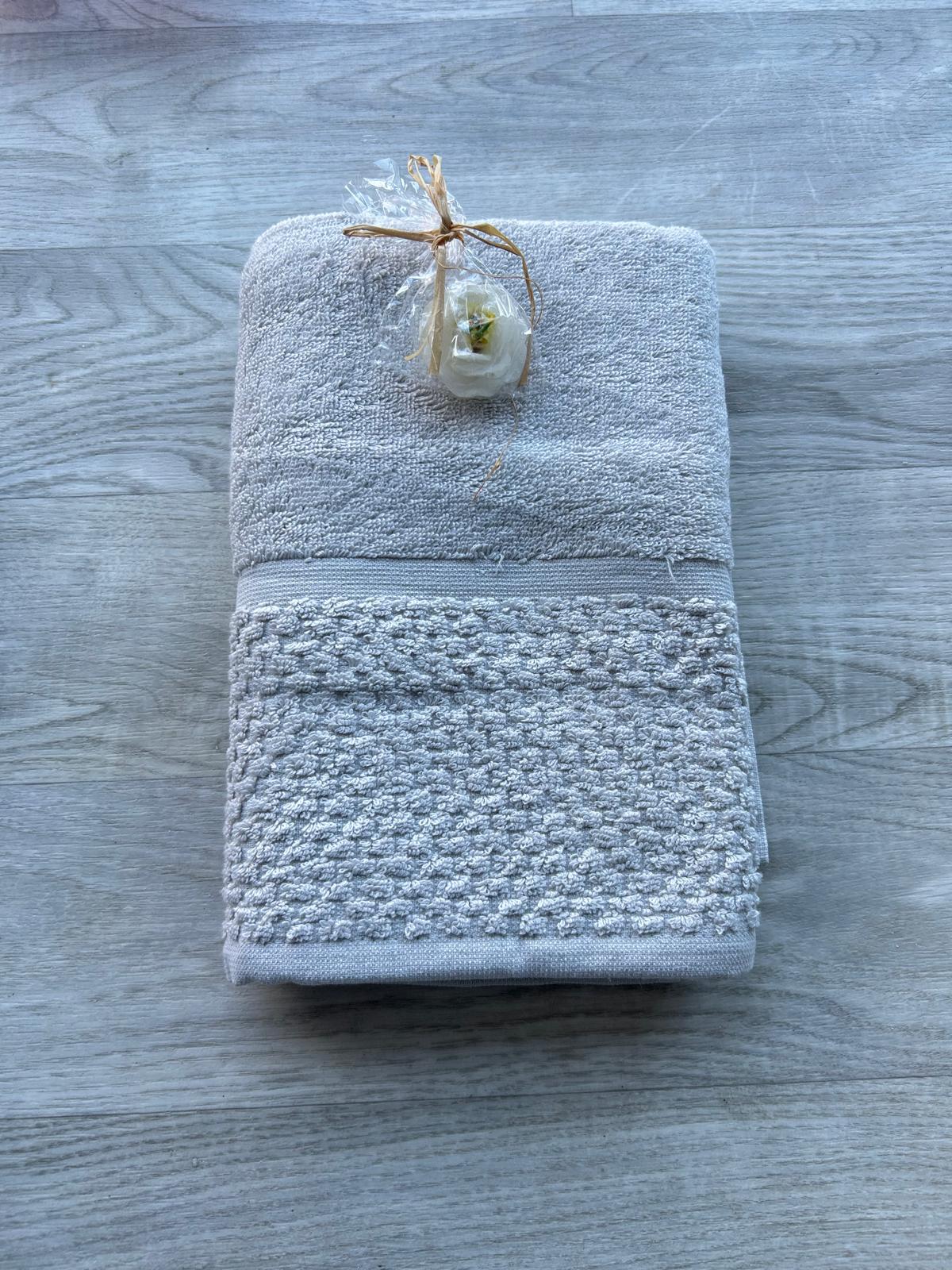 Asciugamano Ospite Via Roma 60 Check in Spugna di Puro Cotone 420 gr/mq – Made in Italy