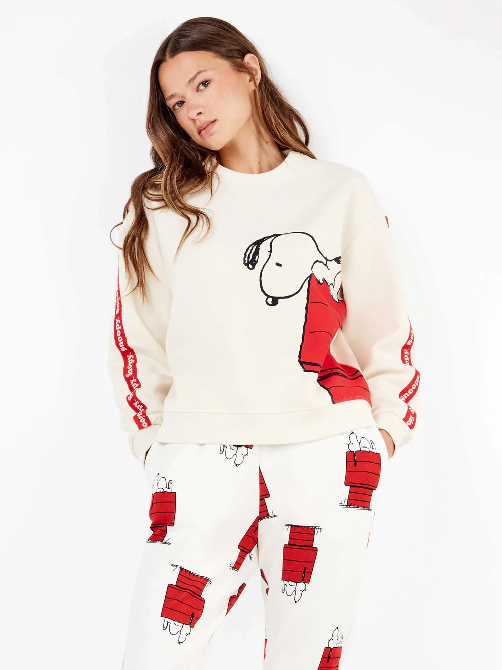 Pigiama Donna Gisela 2/20332S – Completo Snoopy in Pile Morbido