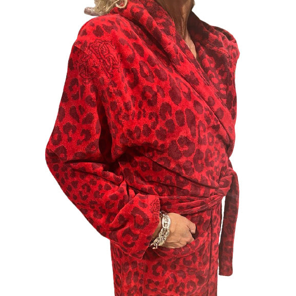 Accappatoio Roberto Cavalli Leo L/XL Spugna di Cotone