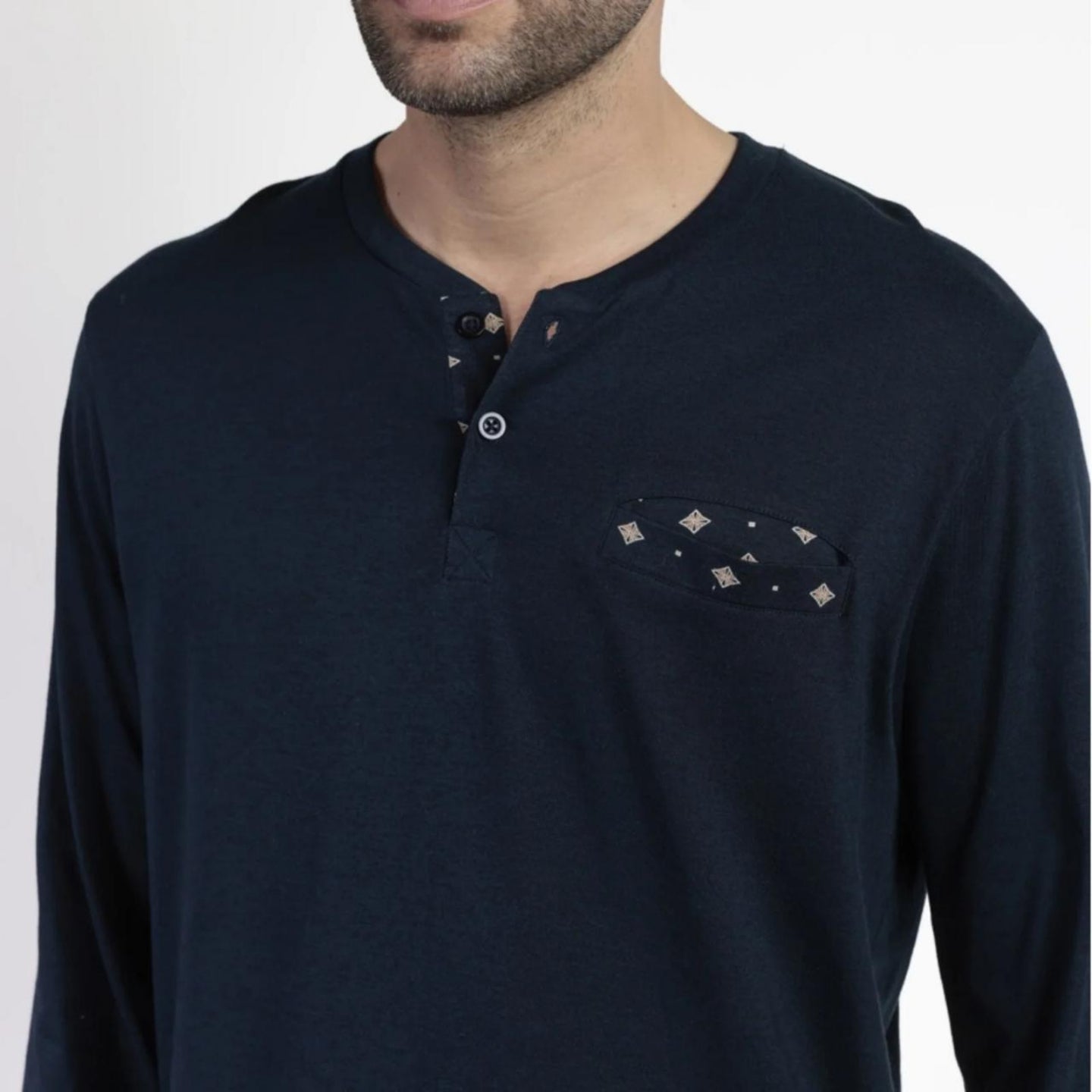 Pigiama Uomo Admas 63771 – Autunno/Inverno – Caldo Cotone e Stile Elegante