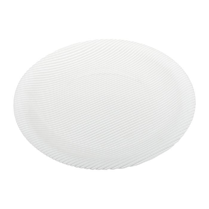 Vassoio Evviva 5503 – Seventy in Vetro Bianco Ø 32 cm