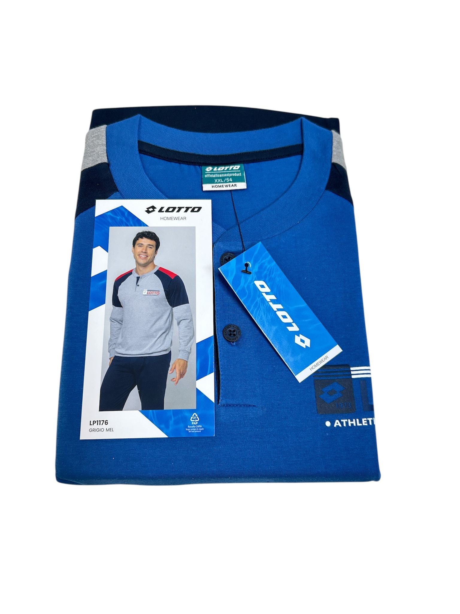 Pigiama Uomo Primavera/Estate Lotto LP1176 Cotone