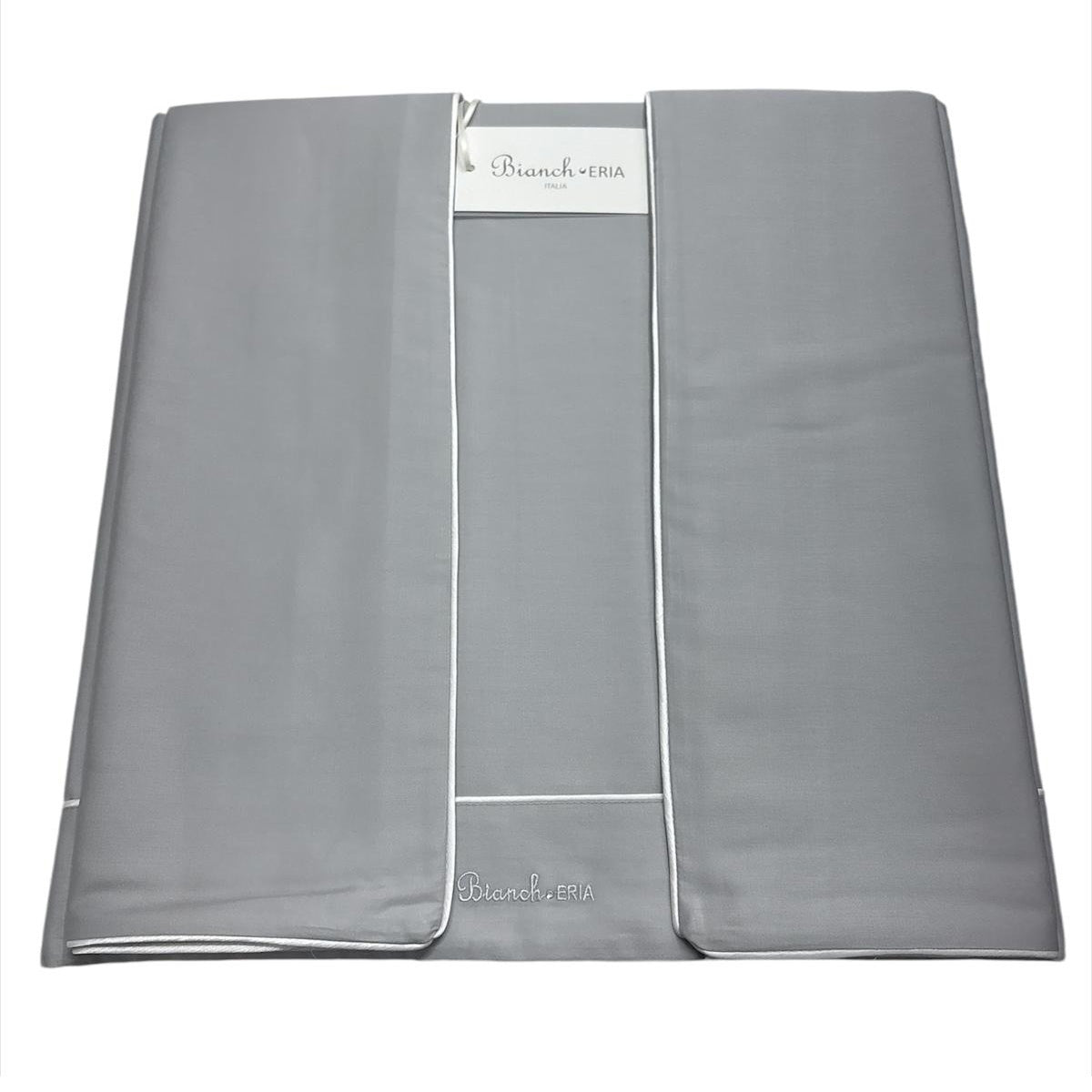 Completo Lenzuola Matrimoniale Eria Piping  100% Cotone