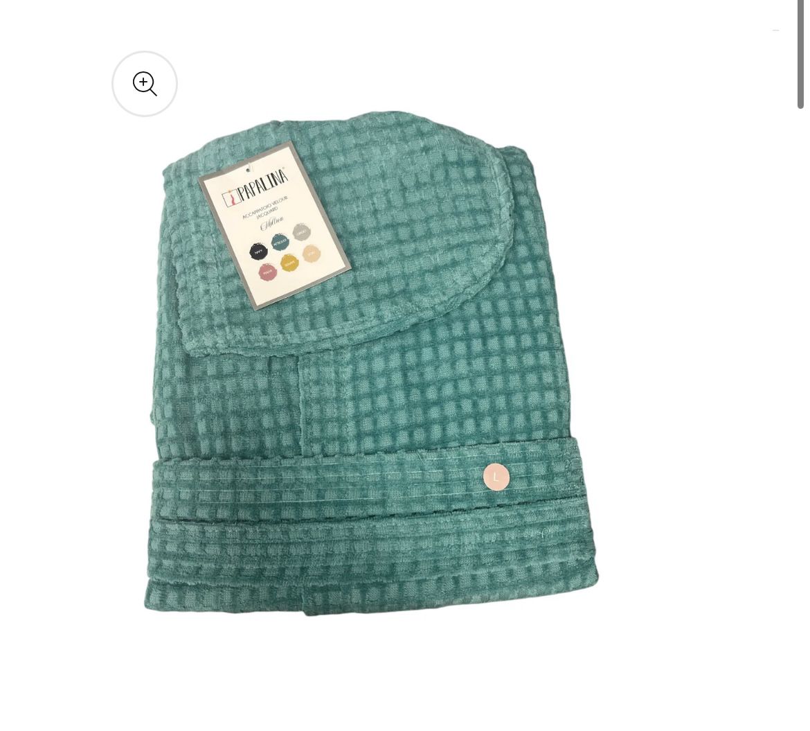 Accappatoio Papalina Velour Million M Spugna di Cotone