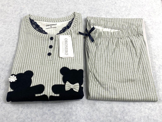 Pigiama Donna Oronero OD128/B XL Cotone