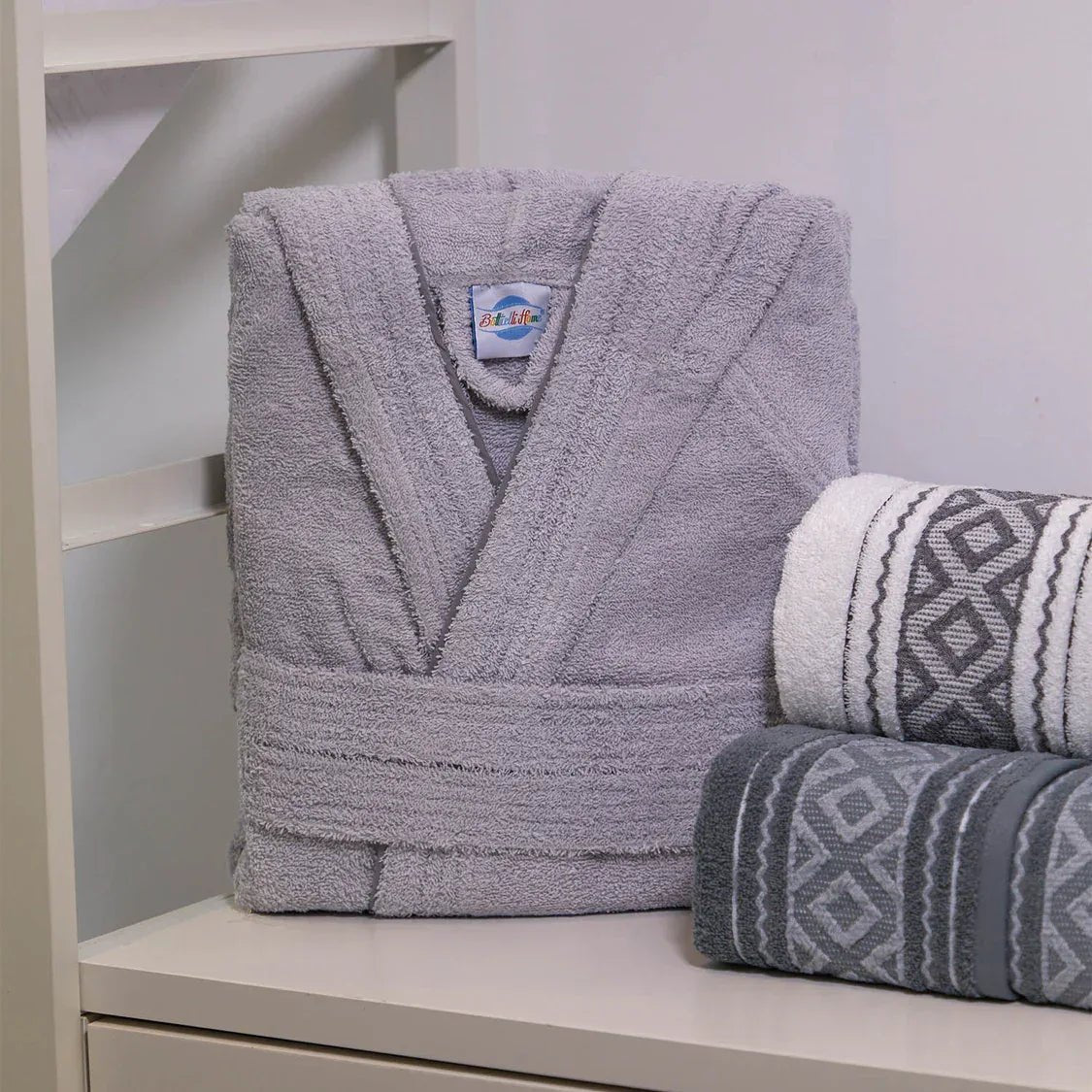 Accappatoio Botticelli Home Progress Unisex con Cappuccio - The King Luxury