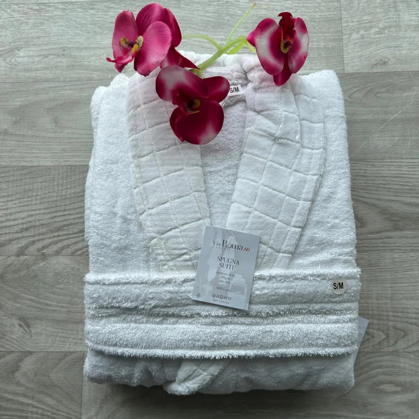 Accappatoio in Spugna Uomo/Donna Via Roma, 60 Linea Box - The King Luxury