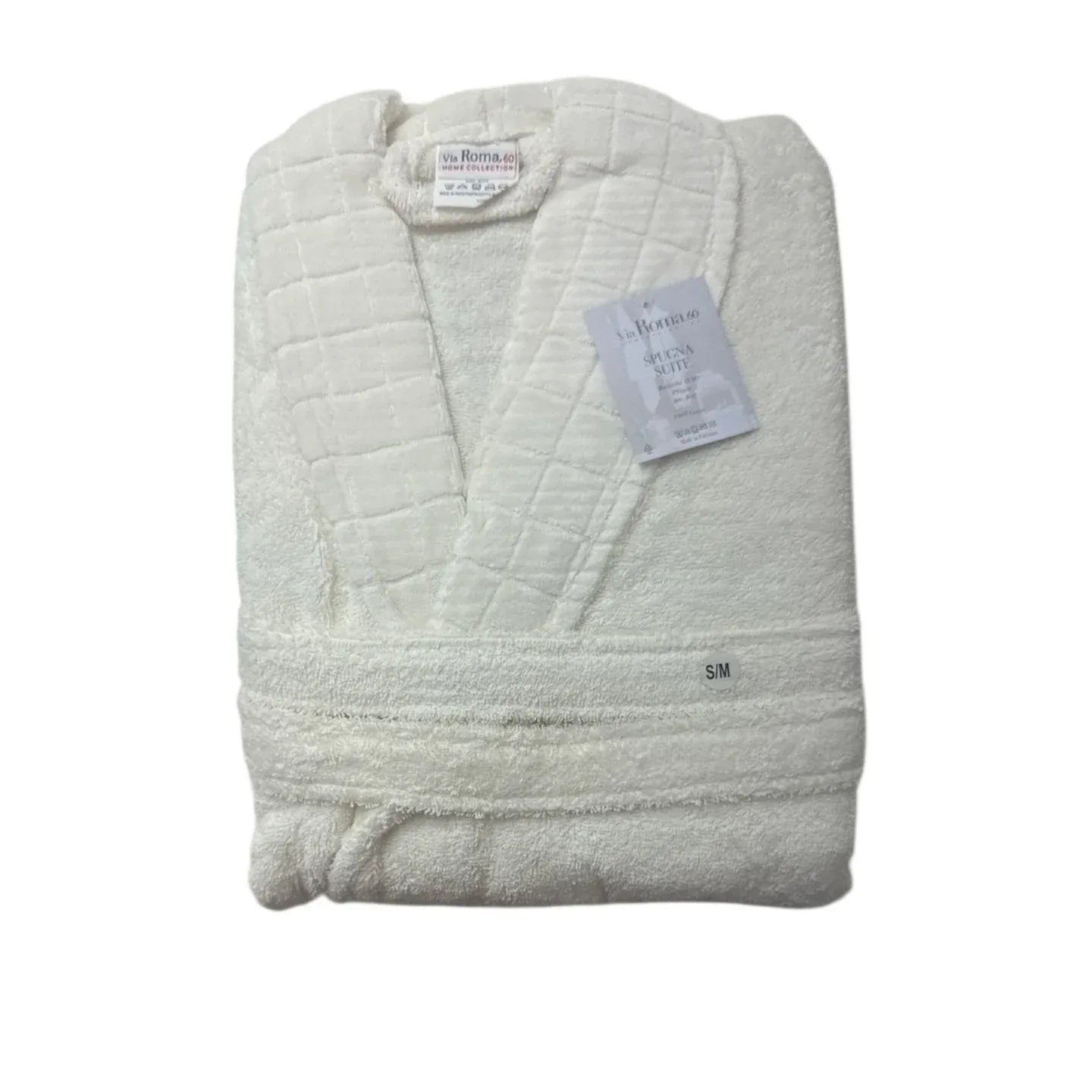 Accappatoio in Spugna Uomo/Donna Via Roma, 60 Linea Box - The King Luxury