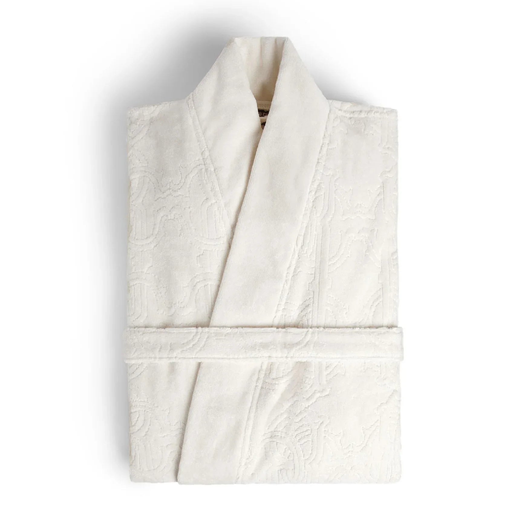 Accappatoio Logo S/M Roberto Cavalli Bianco Cotone - The King Luxury