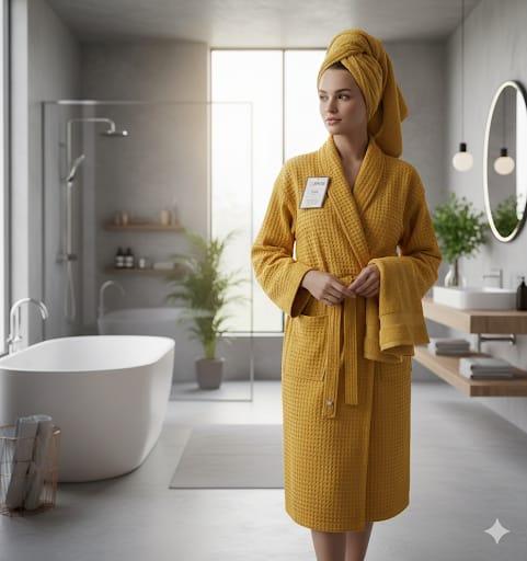 Accappatoio Velour Million M Papalina Spugna Jacquard - The King Luxury