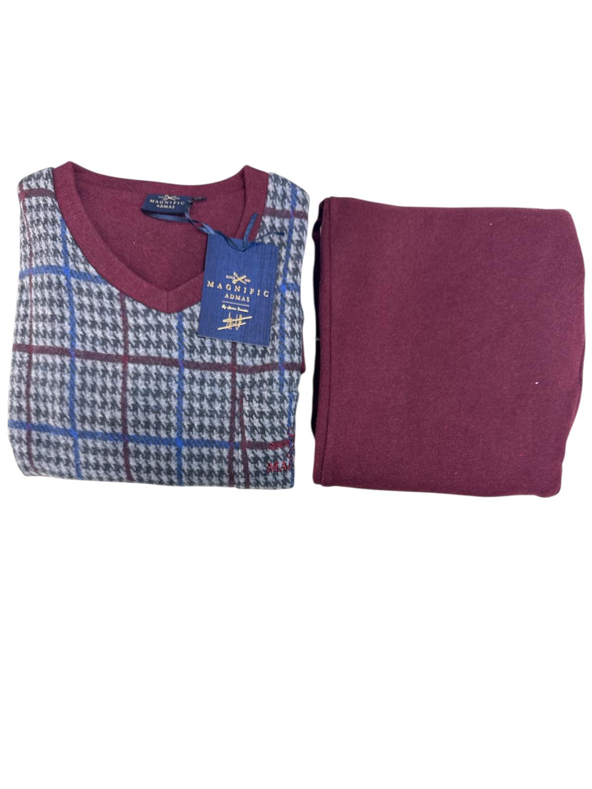 Pigiama Uomo Admas 63766 – Autunno/Inverno – Stile Elegante e Comfort Ineguagliabile