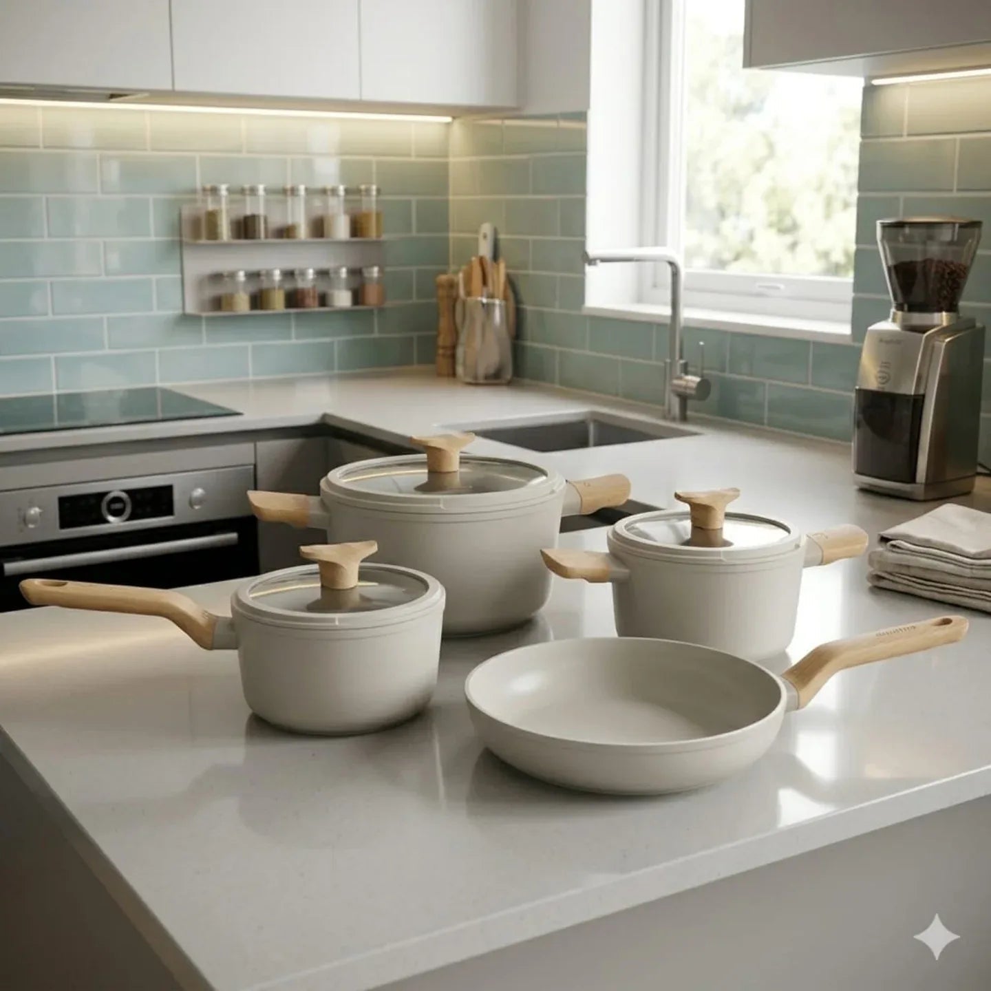 Batteria di pentole Berghoff 7 pezzi – Serie Balance - The King Luxury