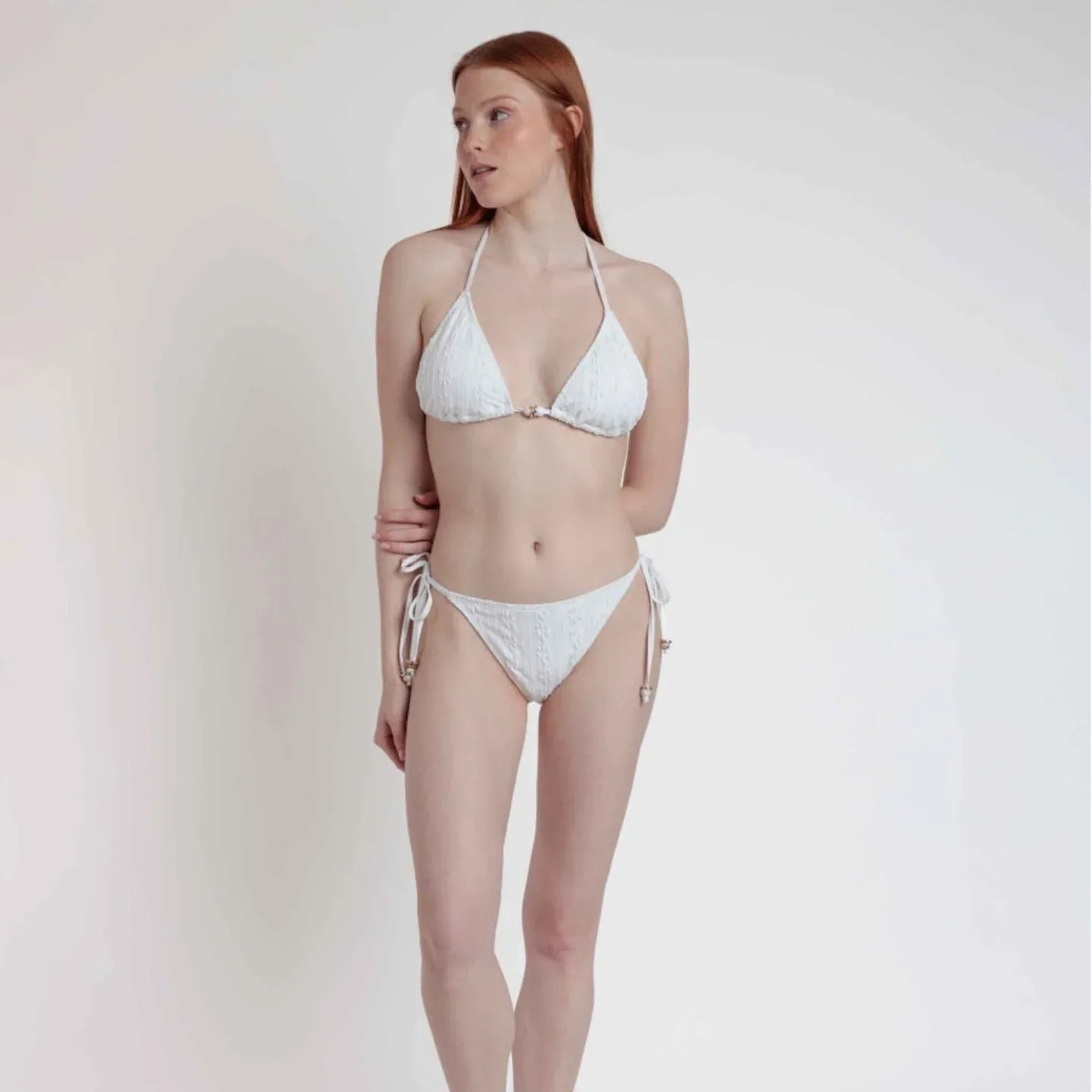 Bikini Donna Admas 15495 - 0 Cortina Isola con Jacquard Floreale - The King Luxury